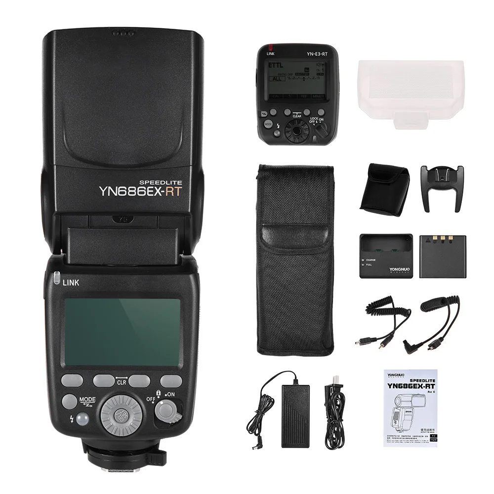 YONGNUO YN686EX RT 5600 K ttl Беспроводная вспышка Speedlite триггер передатчик белая диффузор