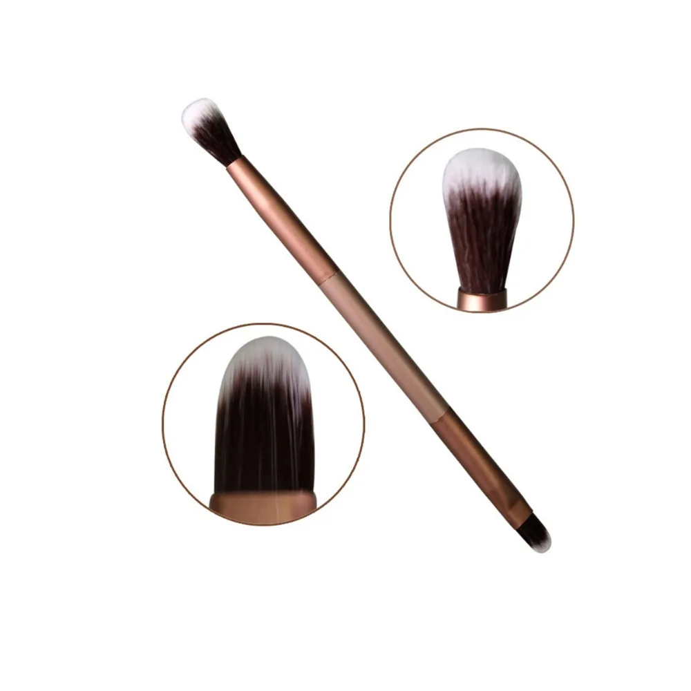 Кисти для теней с двойным концом 5 шт./лот ресницы румяна элегантная отбеленная