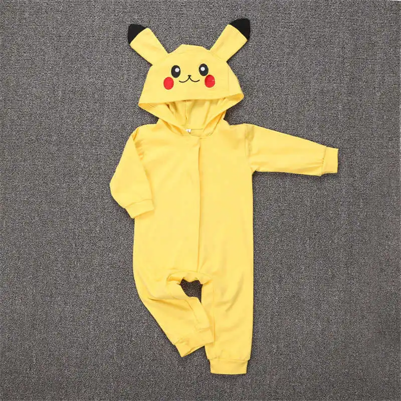 Детский маскарадный костюм Pokemon Go Костюм Пикачу для Хэллоуина одежда маленьких