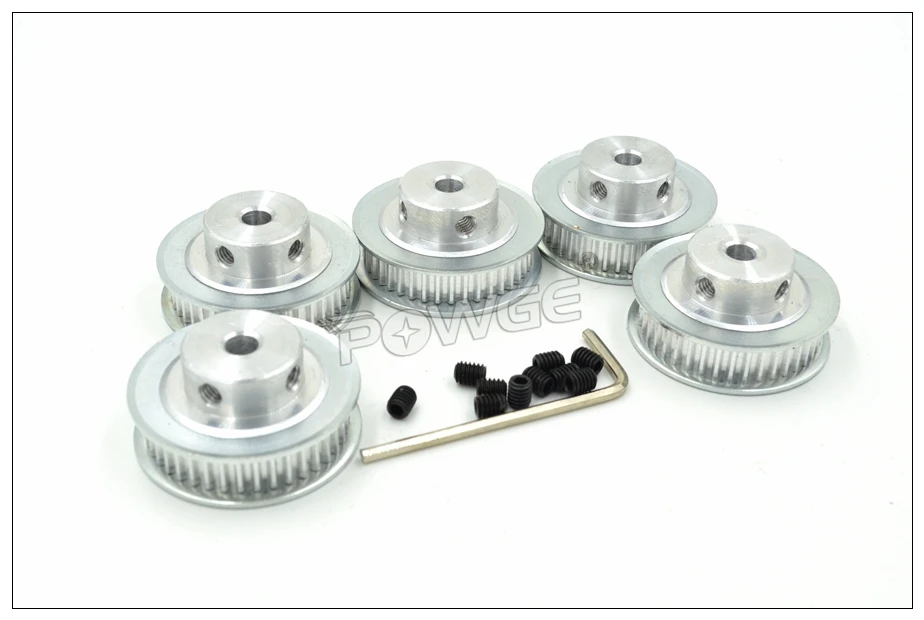Зубчатый шкив POWGE 40 T2.5 зубчатый 5/6 35/8/10 мм подходит для W = 6/10 синхронный ремень T