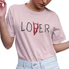 Женская футболка с надписью, 2019 хлопок, с коротким рукавом
