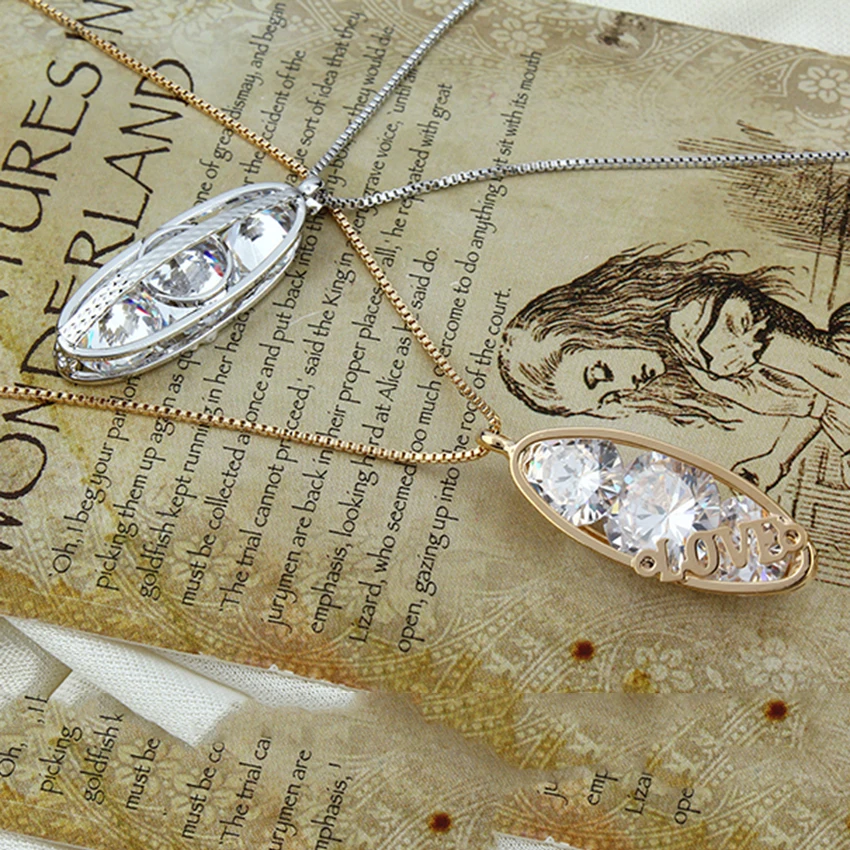 Новинка 2017 двойное золото из материала три дрели любовь к жизни кристалл sinobi AAA