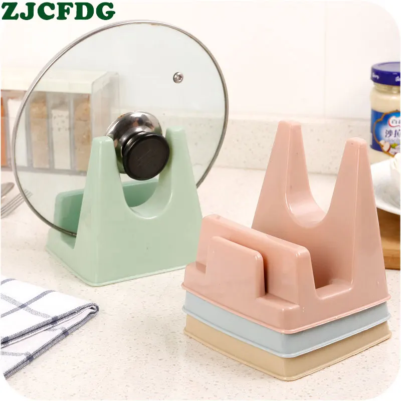 Практичные кухонные инструменты Крышка Для Сковороды подставка держатель Анти