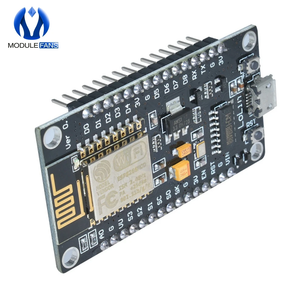 ESP8266 CH340G NodeMcu V2 V3 Беспроводной Wi Fi модульный разъем макетная плата на основе микро