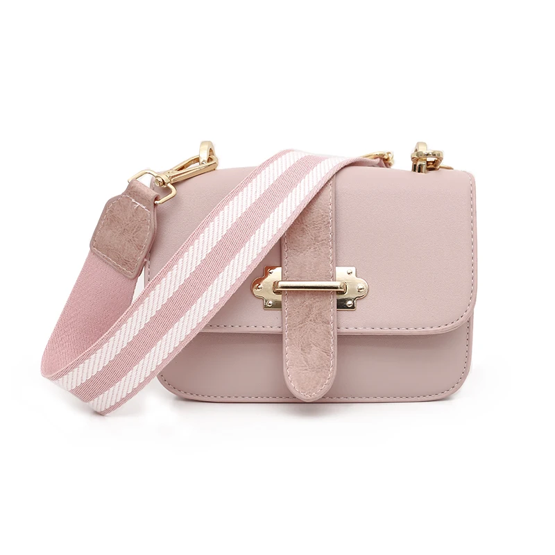 Женская сумка мессенджер 2019 с широким плечевым ремнем на одно плечо маленькая