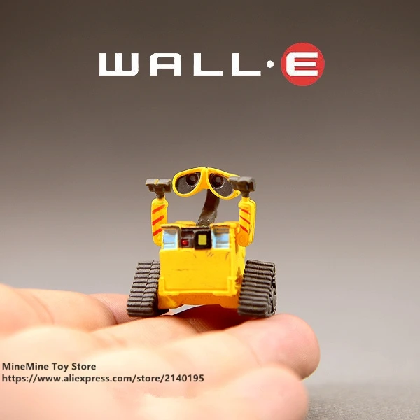 ZXZ WALL-E робот Ева 3 см ПВХ Мини Кукла фигурку модель осанки аниме Коллекционная