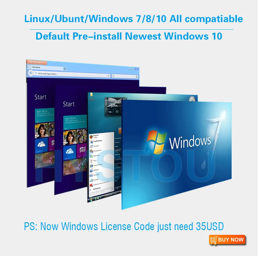 I7 Мини ПК Intel Core i7 8550U безвентиляторный Настольный четырехъядерный HTPC wifi HDMI DP DDR4 ram Linux win10 Pro лицензионный компьютер