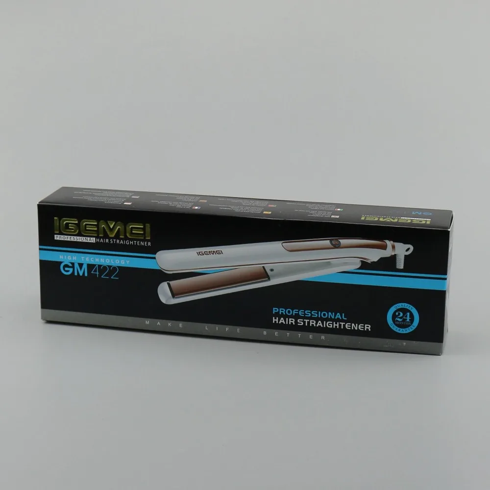 Max 392F утюжок для выпрямления волос Профессиональный Выпрямитель титановая