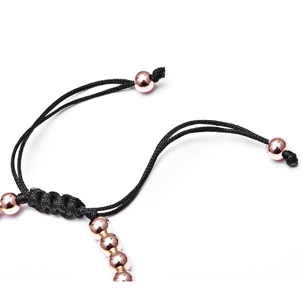 Высокое качество ручной работы медный шарик плетеный Шарм макраме обертывание