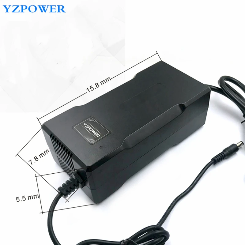 yzpower ac100v 240v 58 8v 4a auto lithium battery charger for 48v li ion lipo battery pack electric tool free global shipping