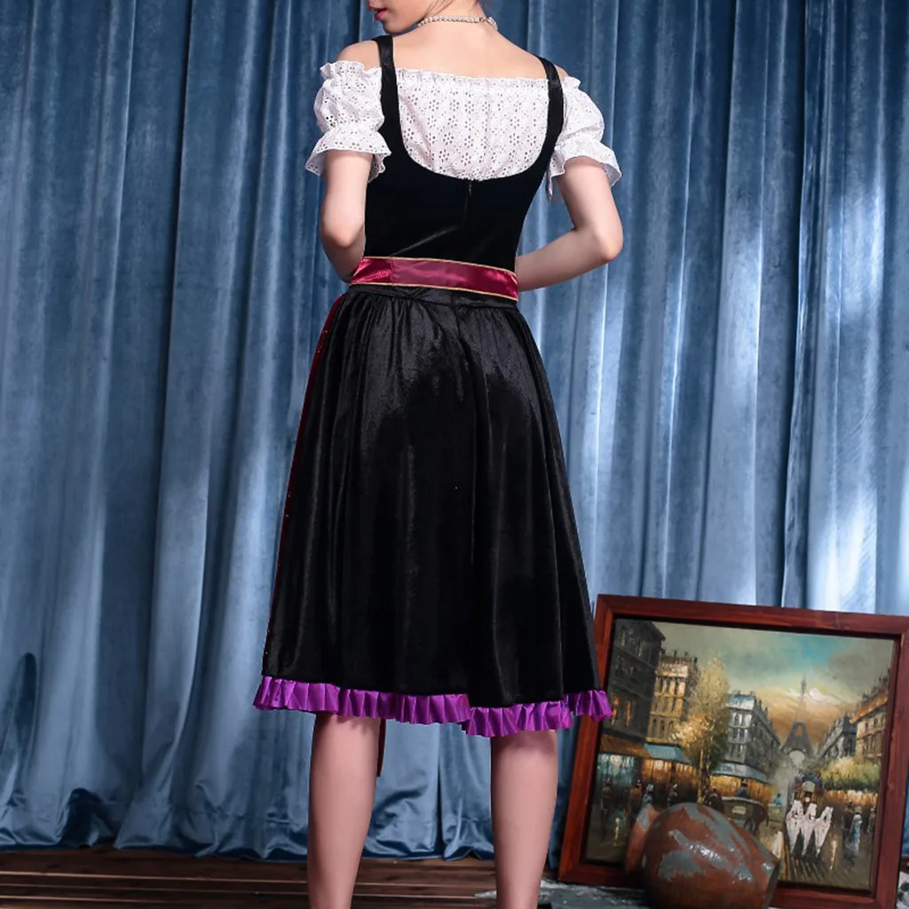 

Women Vintage Beer Festival Bavarian Short Sleeve Waitress Cosplay Costume Dress Beer girl restaurant waitress dress 20