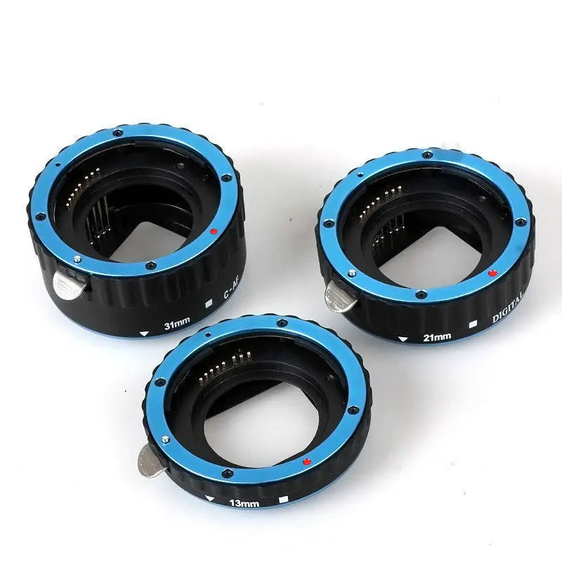 Металлическое Крепление с автофокусом AF макро Удлинительное Кольцо для