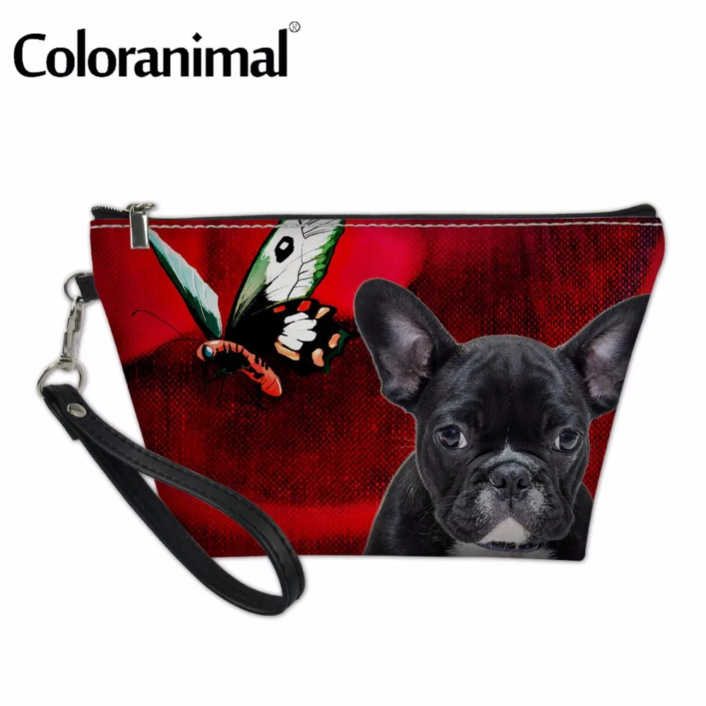 

Coloranimal Dalmatian Handbags Cosmetic Bags Women Bag Boston Terrier Pattern Fashion Portable Tote Makeup Woman Bolsa Feminina