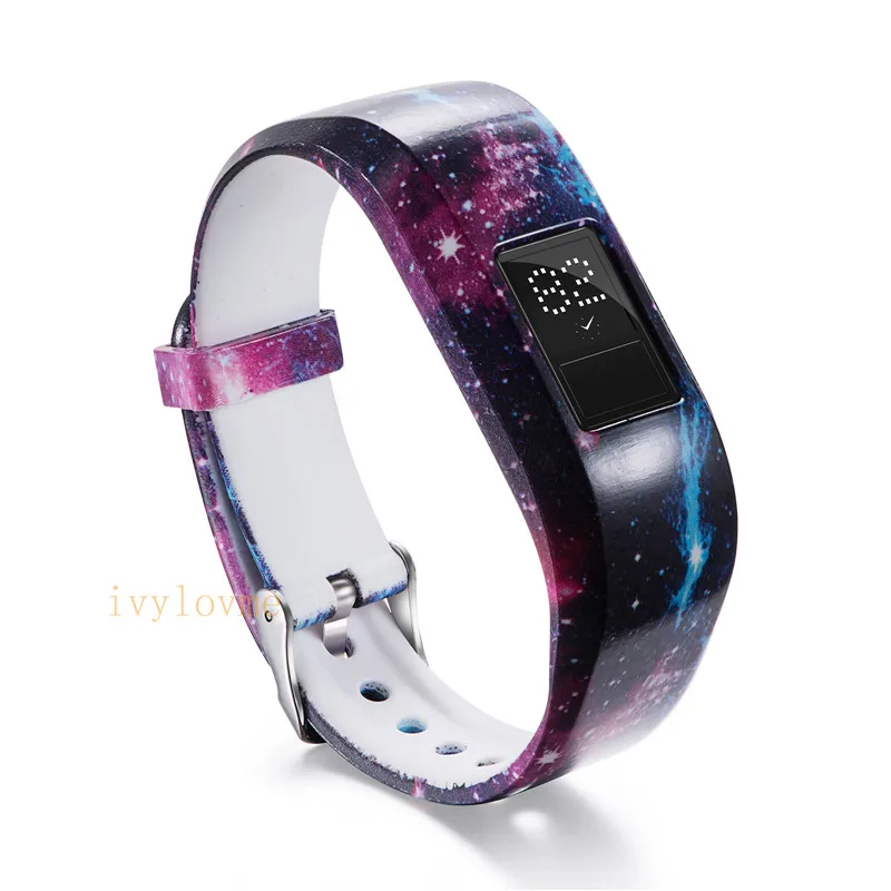 Сменный силиконовый ремешок с застежкой для наручных часов Garmin vivofit JR JR2 удобный