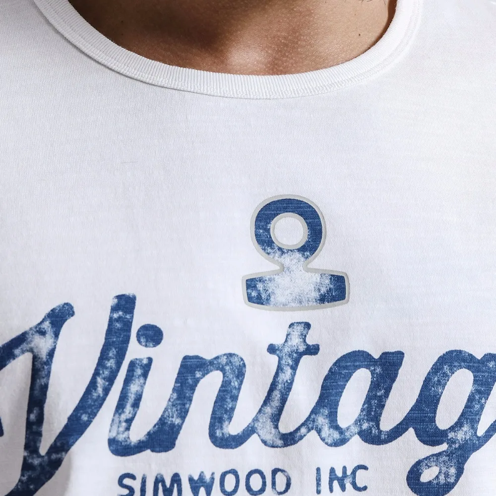 SIMWOOD 2019 летняя футболка для мужчин повседневное Slim Fit О образным вырезом Мода