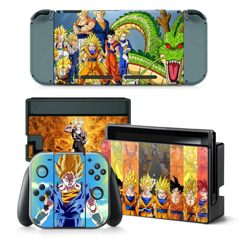 Наклейки на кожу для консоли Nintendo Switch и контроллера виниловые наклейки игровых
