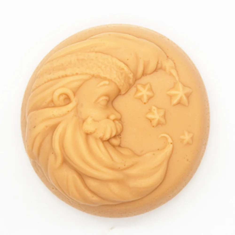 Новинка! Рождественская силиконовая форма для мыла с Санта-Клаусом шоколада | Дом