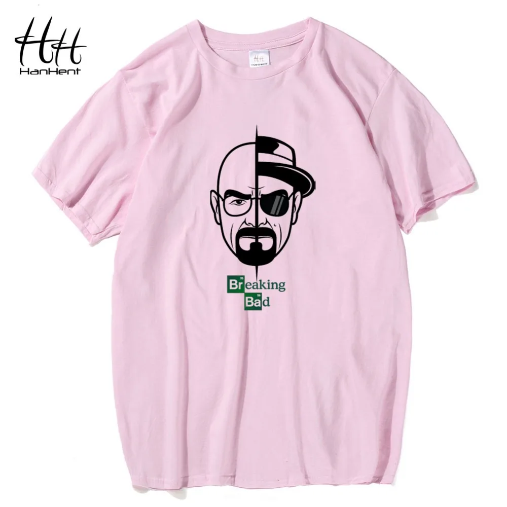 Hanhent Breaking Bad футболка мужская мода хлопок свободный короткий рукав сериал Walter