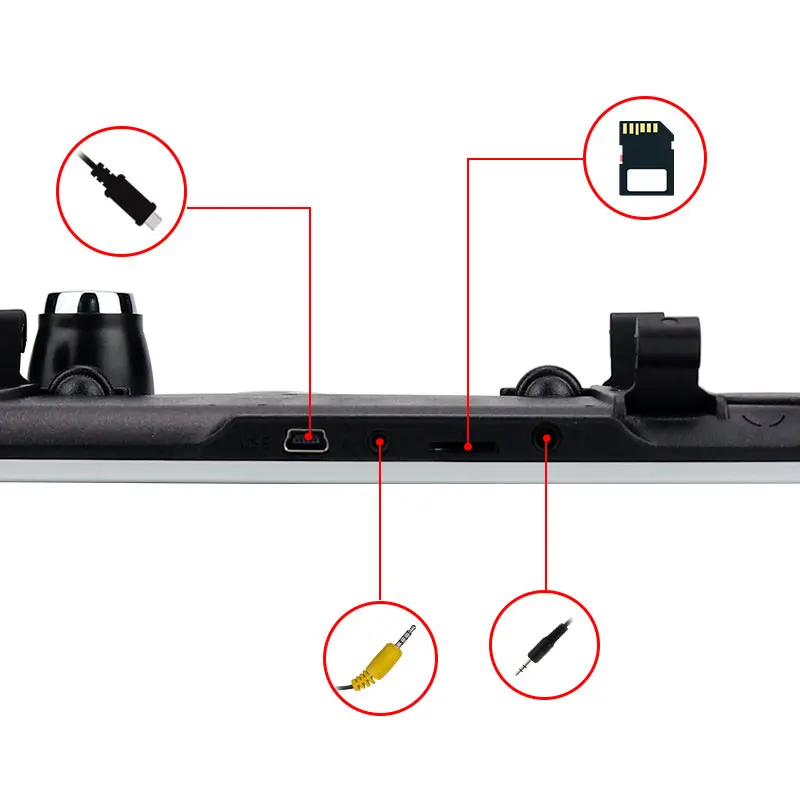 Автомобильный dvr Full HD 1080 P 5 &quotgps навигация Wifi Android Dash Cam двойной объектив парковка