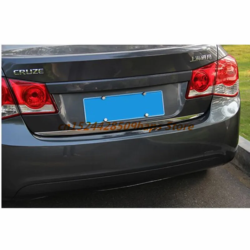Для Chevrolet Cruze 2009-2014 Седан хром задний багажник багажника задняя крышка-дверца