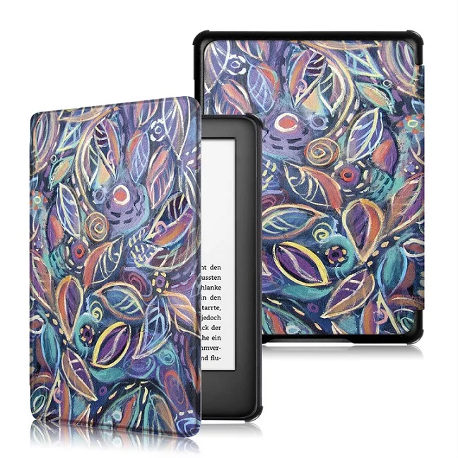 1 Магнитный смарт-чехол для Amazon, Kindle 10-го поколения, релиз SlimShell для Kindle, чехол с умным пробуждением и сном - Цвет: 1