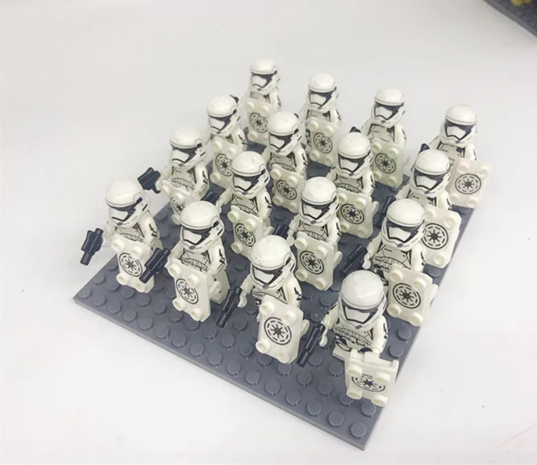 21 шт. Rogue STAR WARS Wolfpack Клон Trooper командор Фокс Клон Trooper Капитан Рекс совместим с laingly мини игрушка fig block