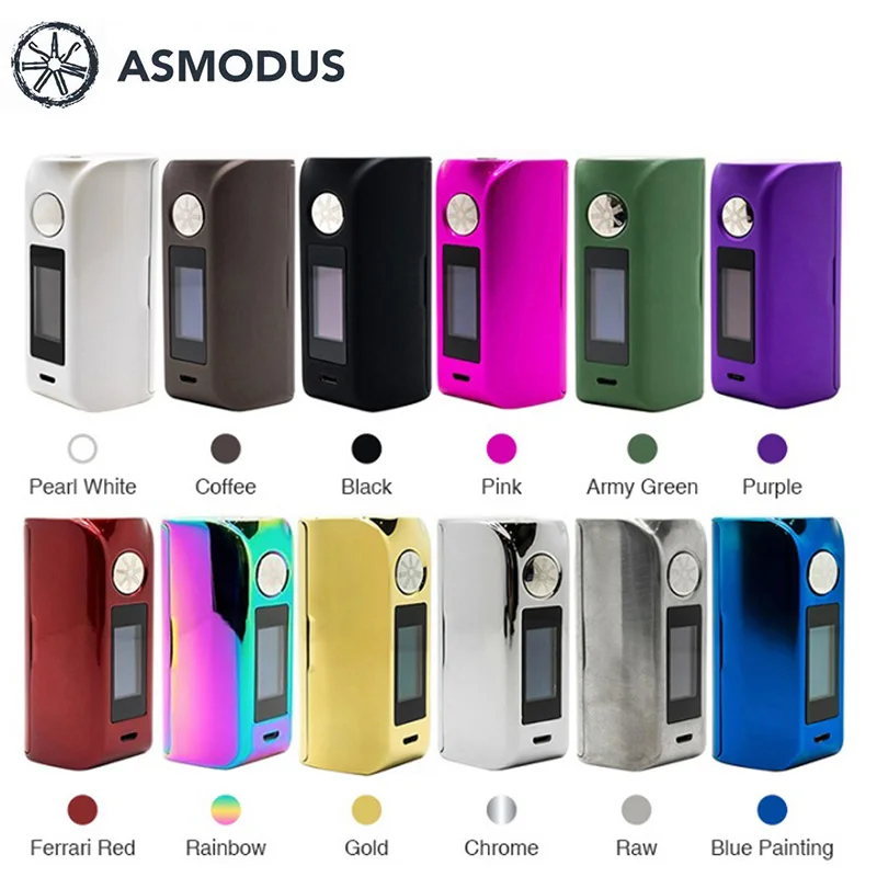 Оригинал asMODus Minikin 2 180 Вт коробка мод сенсорный экран электронная сигарета Vape с GX HT