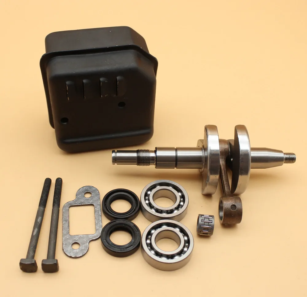 10 мм коленчатый вал подшипника сальник глушитель Болт Комплект подходит STIHL MS170
