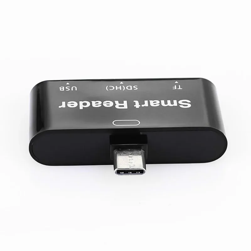 Смарт кардридер OTG адаптер TF карта для samsung MacBook Pro type C ABS черный/белый|Картридеры| |