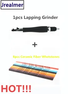 Пневматическая шлифовальная машина Jrealmer, 1 шт., турболап + 8 шт. керамического волокна 1004, ультразвуковая микромоторная система для притирки
