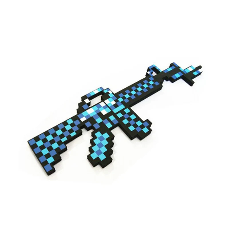 Новая компьютерная игра minecrafted игрушечное оружие пузырь пистолет Ева модель
