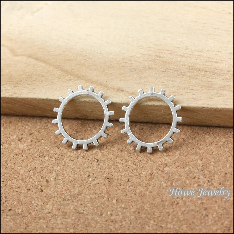 Оптовая продажа 50 шт. античные серебряные подвески в стиле стимпанк сплав сделай