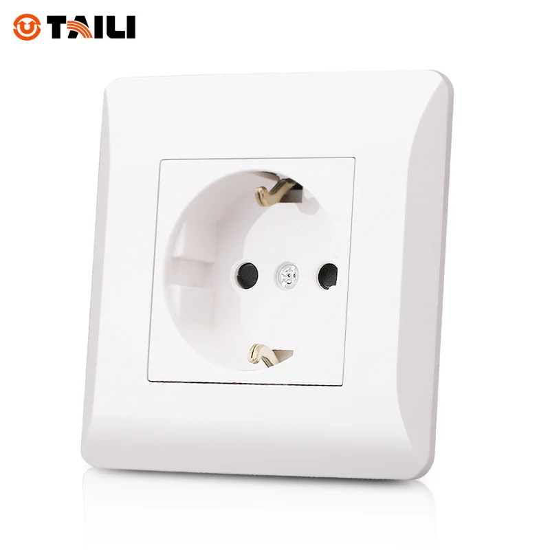 TAILI настенная розетка стандарта ЕС немецкая Schuko TL0616|eu socket plug|german wall outletplug ac |