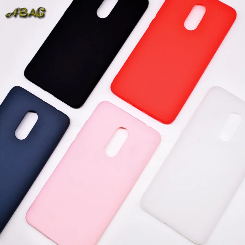 Матовый чехол для телефона ABAG из ТПУ однотонный защитный материал Xiaomi Redmi Note 4