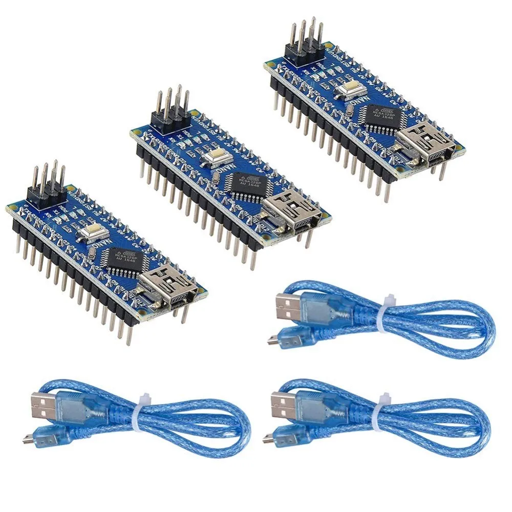 Модуль V3.0 Atmega328p 5 в 16 МГц Ch340g микроконтроллер с чипом макетная плата Usb-кабель для