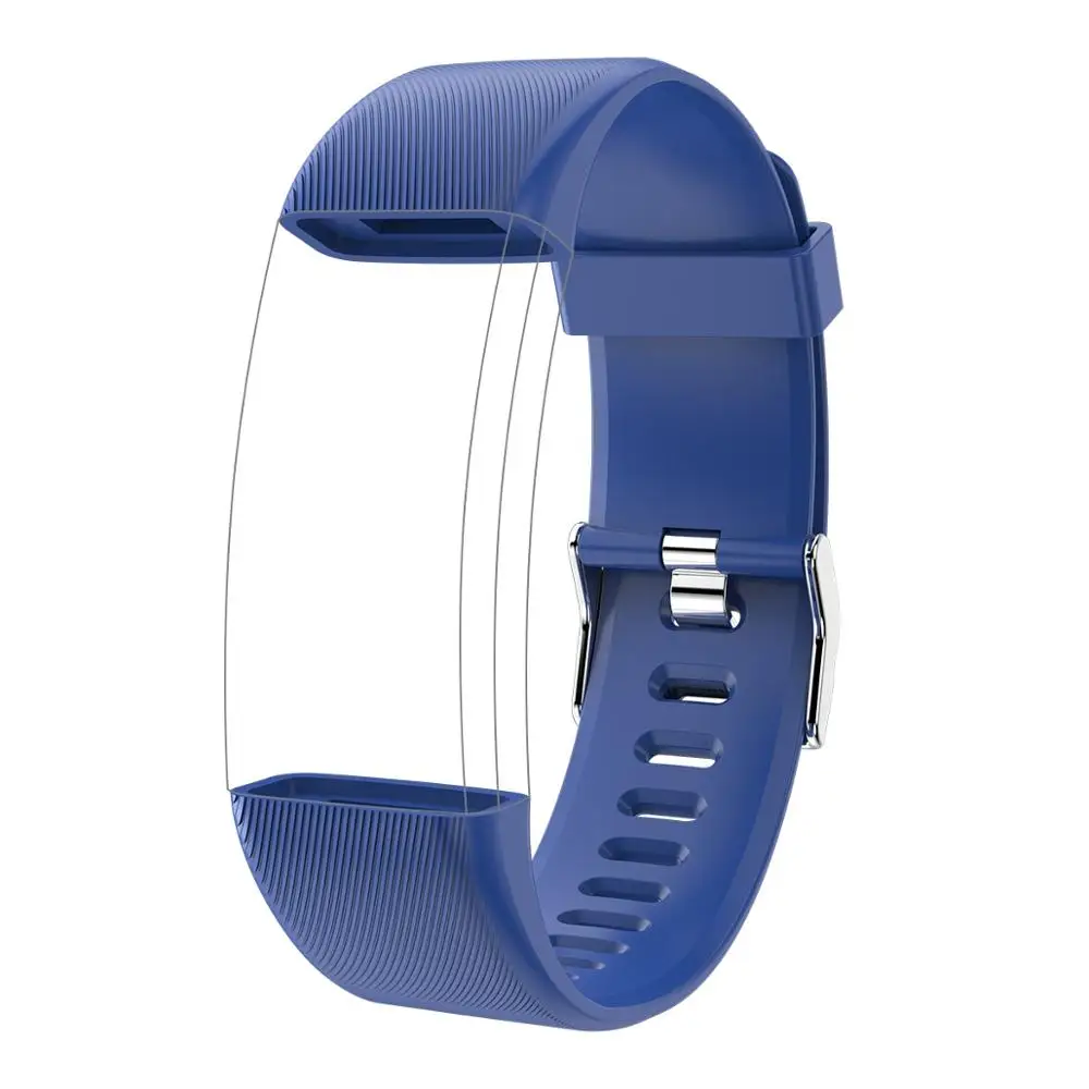 blue strap F64C smart watch IP68 водонепроницаемый сердечного ритма часы re mi под плавать mi нг часы для мужчин и женщин, спортивный браслет PK ID115 mi band2 - Цвет: blue strap