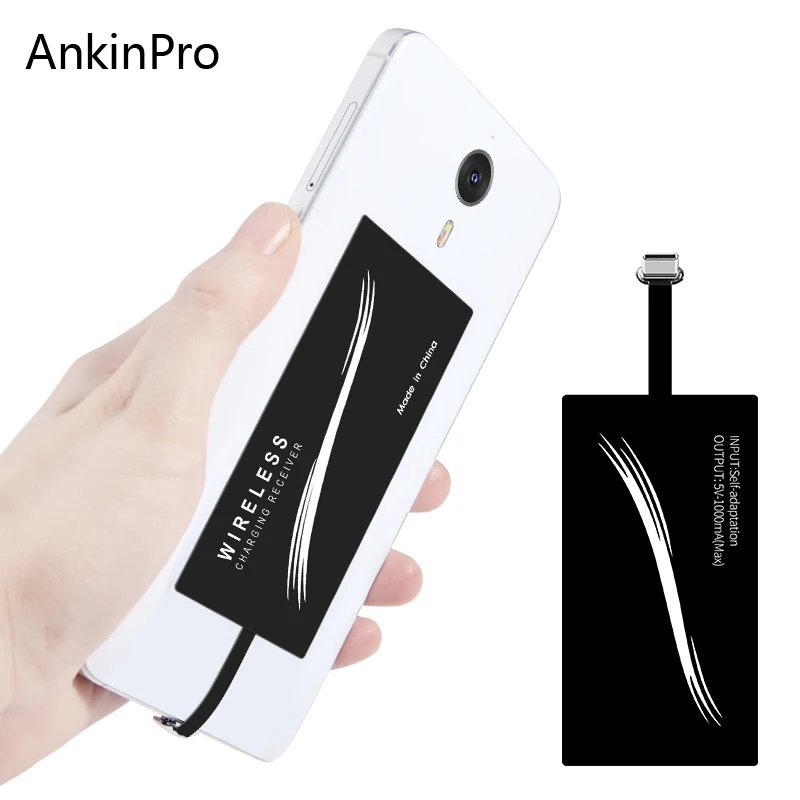 CinkeyPro type C QI Беспроводное зарядное устройство приемник для Samsung Xiaomi Meizu