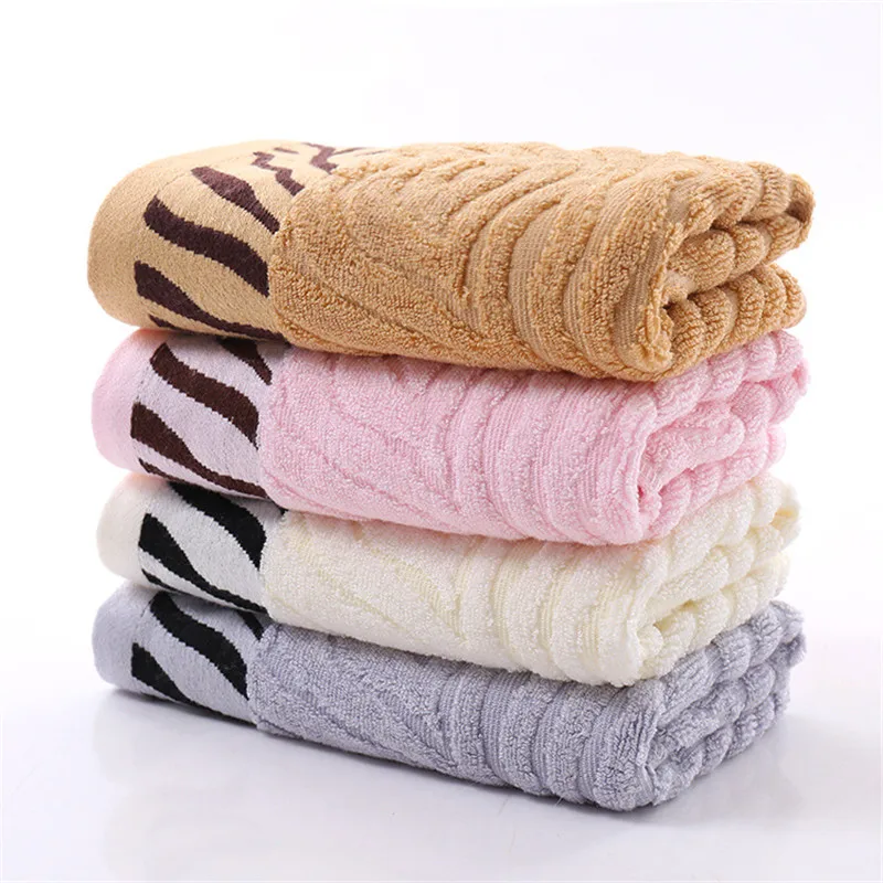 Полотенце из бамбукового волокна в полоску тигра 34 х76 см|hair towel|bathroom towelsantibacterial towel