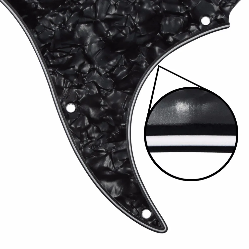 Набор наконечников для гитары FLEOR Black Pearl 11 отверстий SSS ST|pickup cover|guitar pickguardvolume knob |