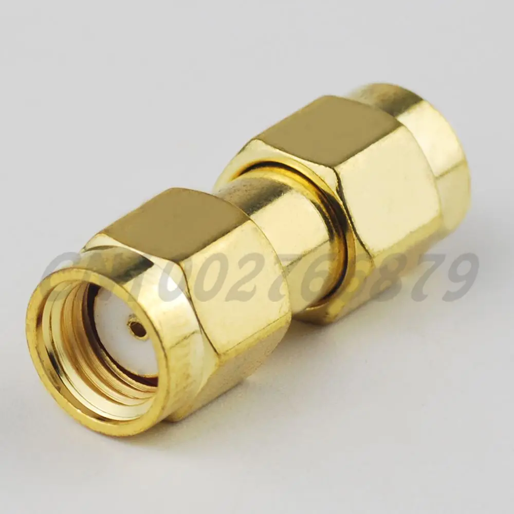 Радиочастотный Электрический SMA адаптер штекер в RP-SMA (гнездовой контакт) прямой