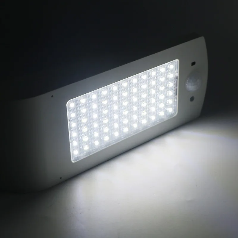 

SZYOUMY 8PCS DHL Upgraded 66 Led Solar Light Outdoor Waterproof Lighting For Garden Wall Two Angles Rotable Pole Solar Lamp