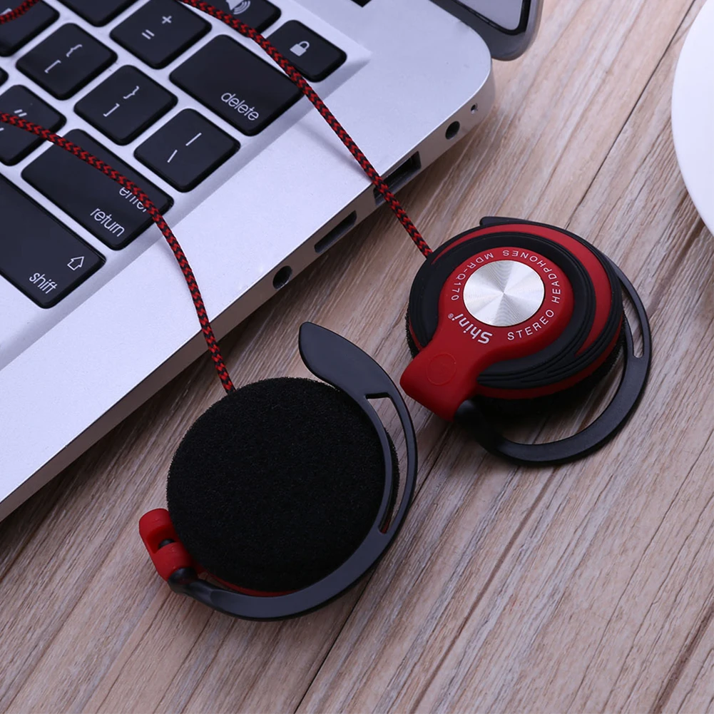 Портативное Заушное крепление наушников Спортивная стереогарнитура 3,5 мм Mp3 прочные цветные Bassearphone наушники для Shini Mdr-q170 универсальные