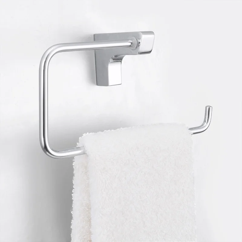 JOMOO Wall Mount Towel Ring Modern Style Chrome Holder Round Shape Solid Brass bathroom accessories Bath Hanger 934806 | Обустройство