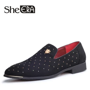 Мокасины мужские кожаные, плоская подошва, без застежки, Повседневная модная обувь, лоферы