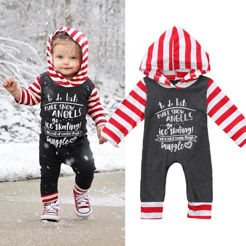 2017 Детский комбинезон с длинными рукавами для маленьких мальчиков и девочек