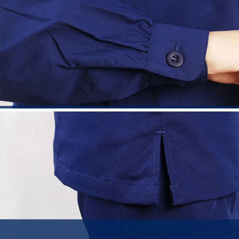 

Winter Women Nurse Scrub Uniform Medical Set Workwear Shoulder Open Crewneck Long Sleeve Doctor Nurse Outfit Uniforms