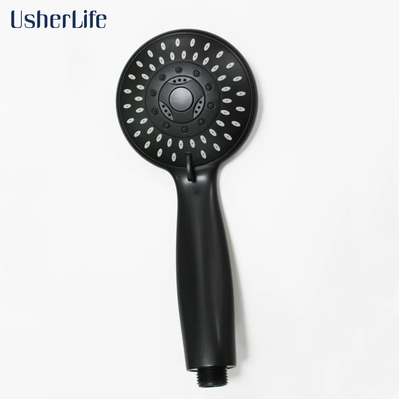 Chrome ABS Bathroom Shower Head Rainfall Massage Handheld Water Saving SPA 5 Function Usherlife |