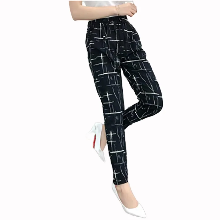 Женские повседневные брюки Flying ROC 2018 облегающие леггинсы с эластичным поясом