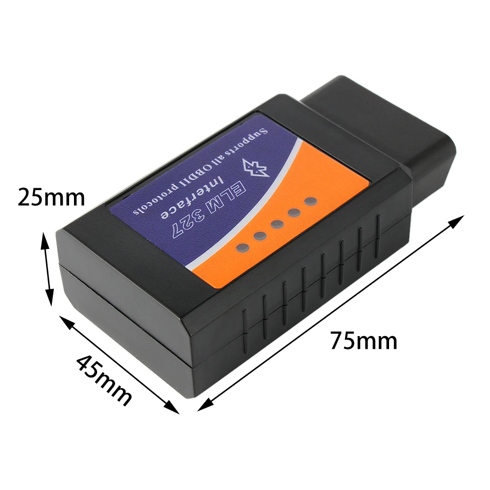 Автомобильный диагностический инструмент ELM327 OBD2 Bluetooth / WIFI V1.5 ELM 327 OBD II чип сканера