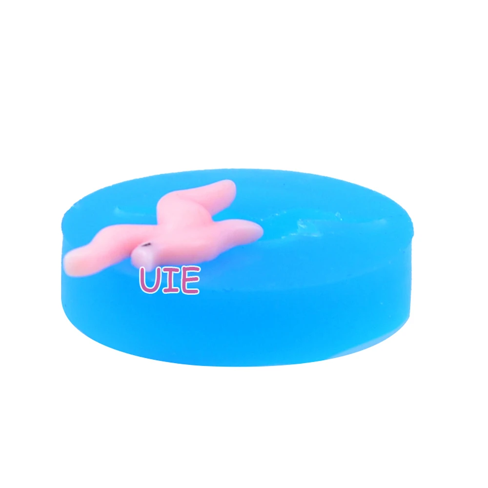 DYL503U 24.6 мм Полет море Mew Силиконовые Push Mold-для кекс Топпер помадка ремесло Cookie